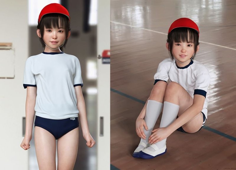 秘密の少女撮影会:ゆりなのブルマと体操着