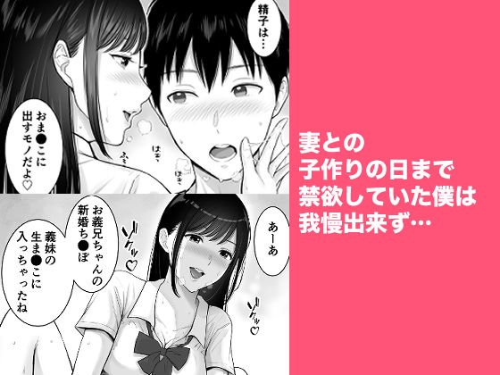 妻の為に溜めた子作り精子を義妹のJKマンコに流し込んでしまった僕。