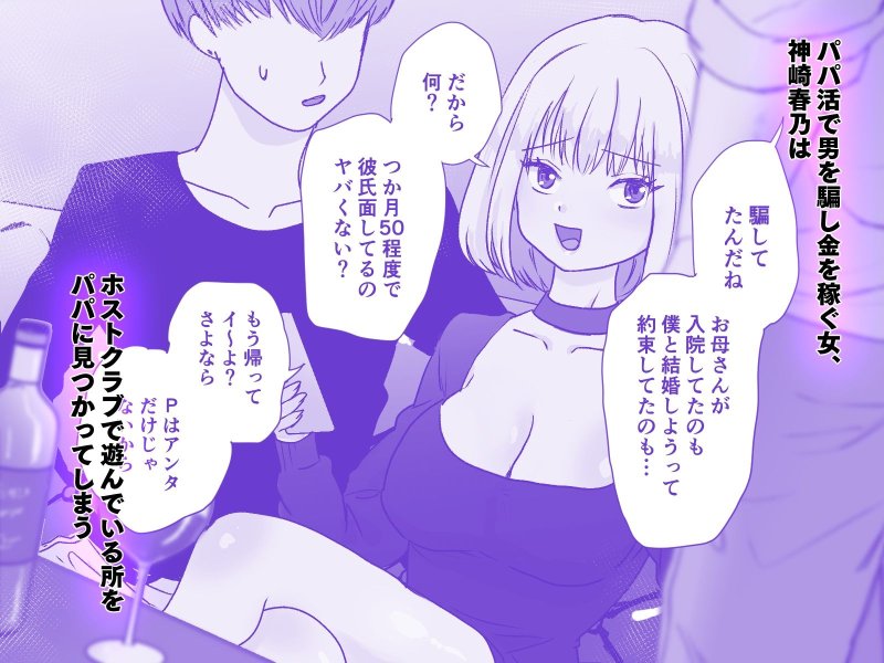 絶頂管理施設～パパ活詐欺女矯正記録～