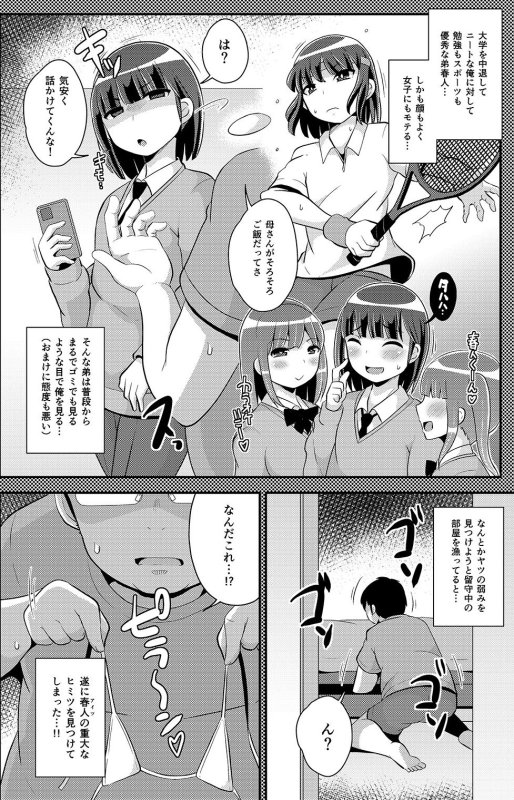 ナマイキ弟の精嚢をこねくり回してメス♂にする本