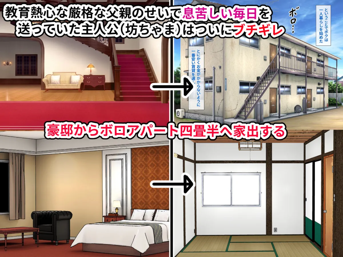 無表情メイドとボロアパート一つ屋根の下～両想いになって本性むき出しだいしゅき本気セックスする話～