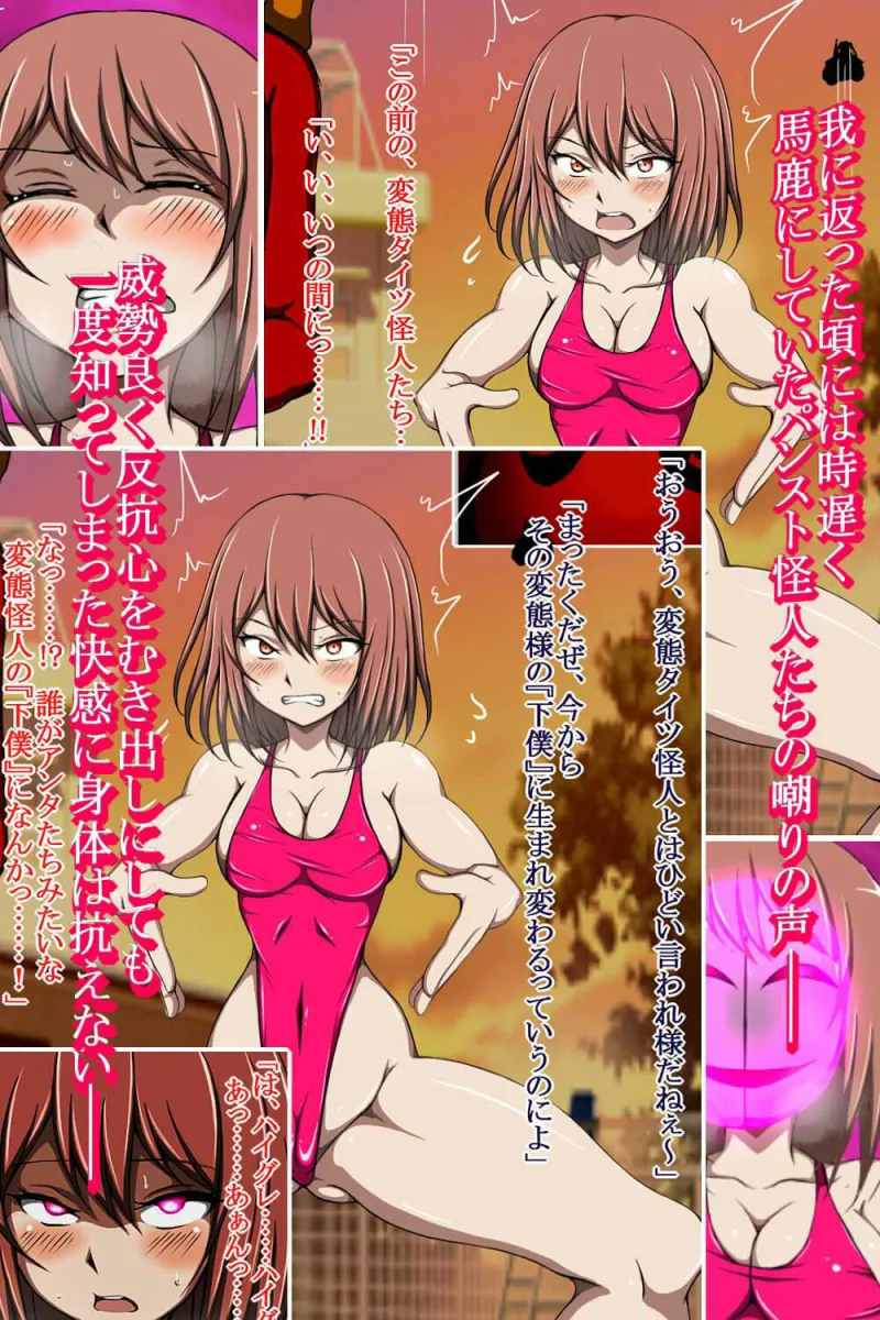 ハイグレ変態洗脳悪堕ち！！～正義感の強い魔法少女がハイグレ洗脳されて無様にハイグレ怪人化のシモベにされちゃうCG集～