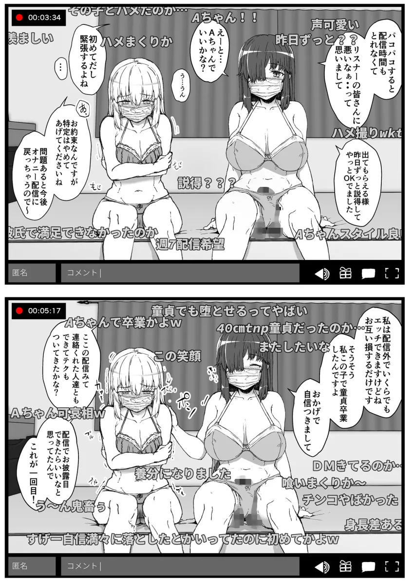 ふた娘に悪戯しちゃいけません -ハメ撮り配信編-