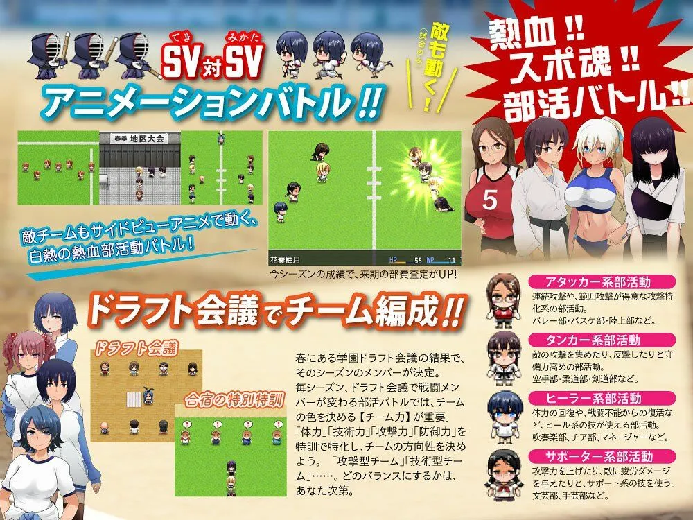 強化合宿の供物当番 ～ドラフト会議で、誰が凌辱されるか決まる～