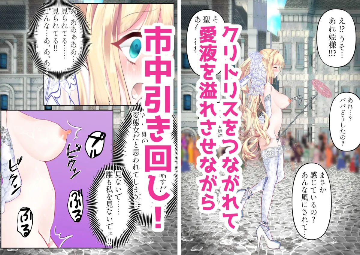 敗北のお姫様 ～国民の前でイきまくる！終わらない快楽地獄～