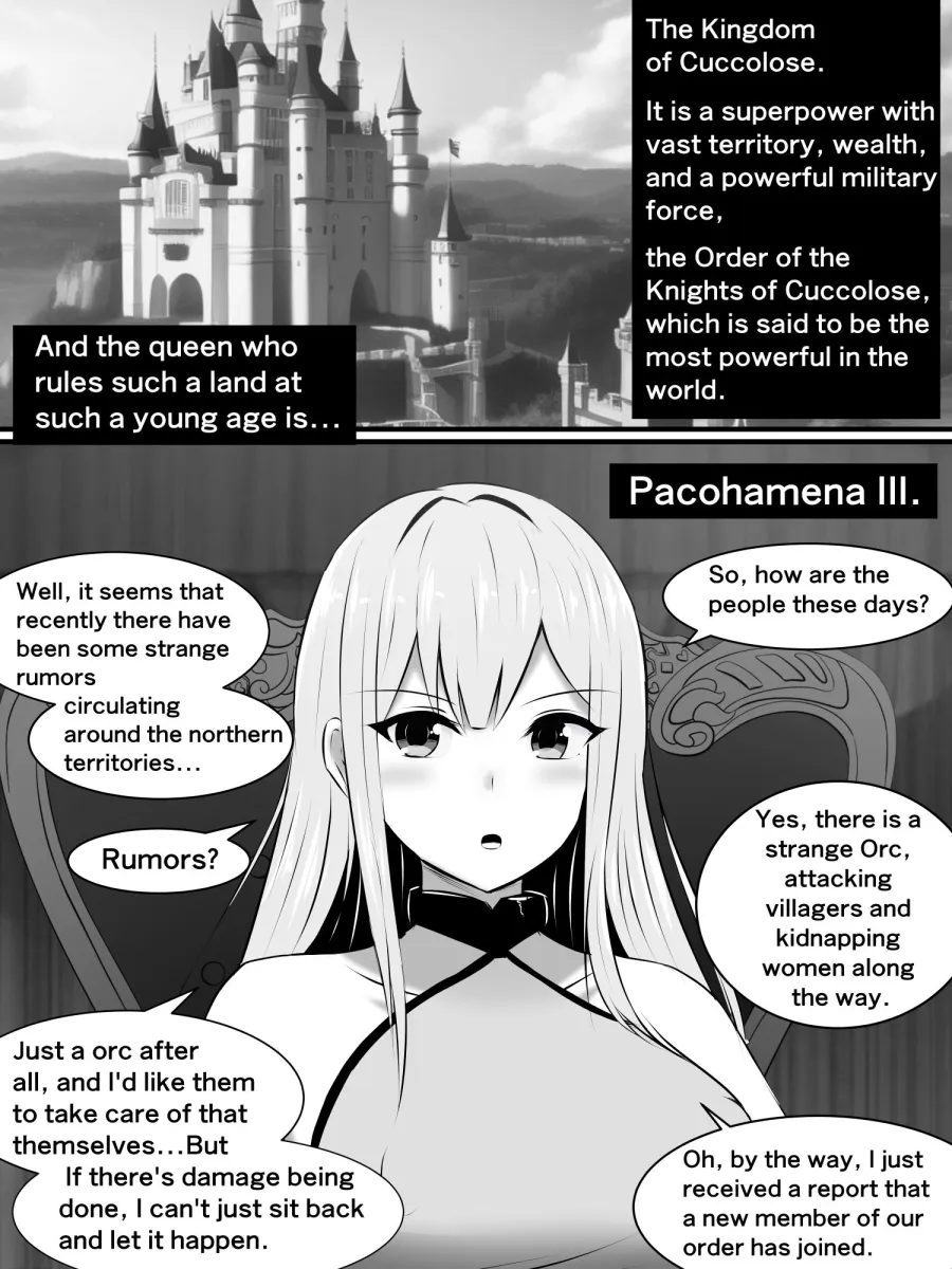 クッコローセ女騎士団VS謎の種付けオークおじさん！（JP/EN）