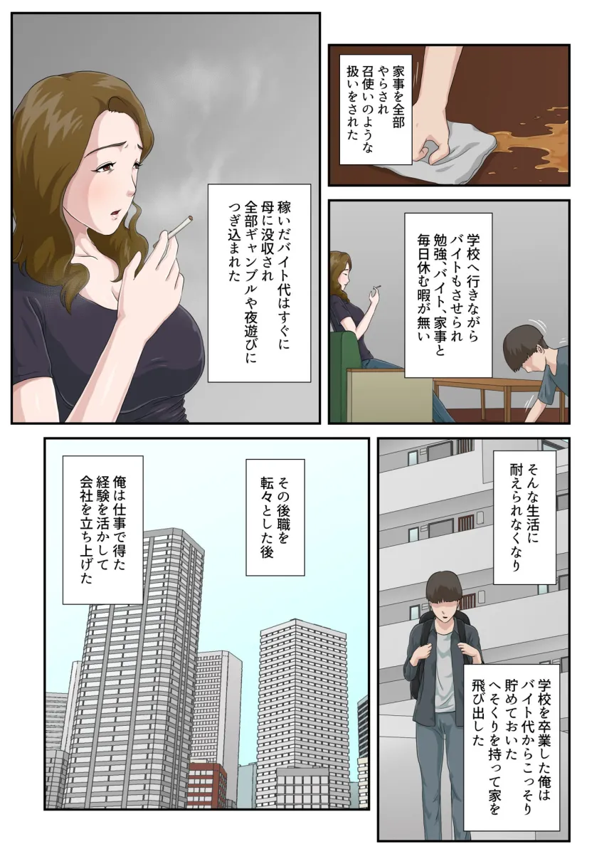 大嫌いな母を全裸家政婦にした話