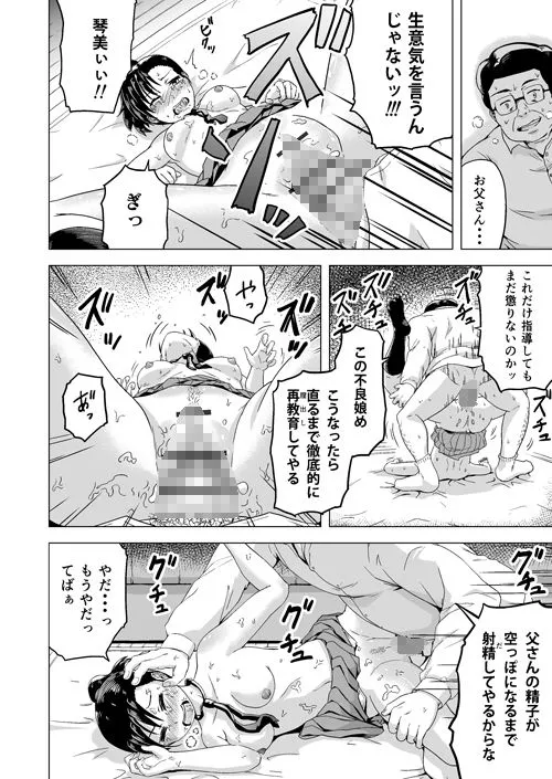 昼寝する反抗期の娘を父親が襲う話