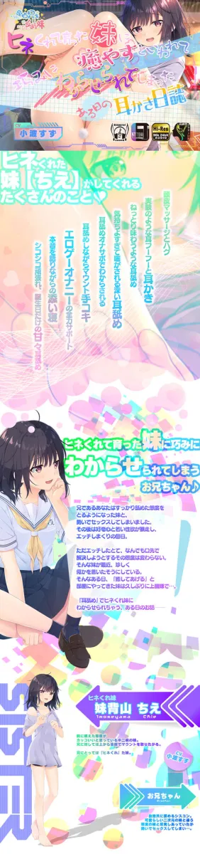 ヒネくれて育った妹に癒すといわれて巧みにわからせられてしまったある日の耳かき日誌