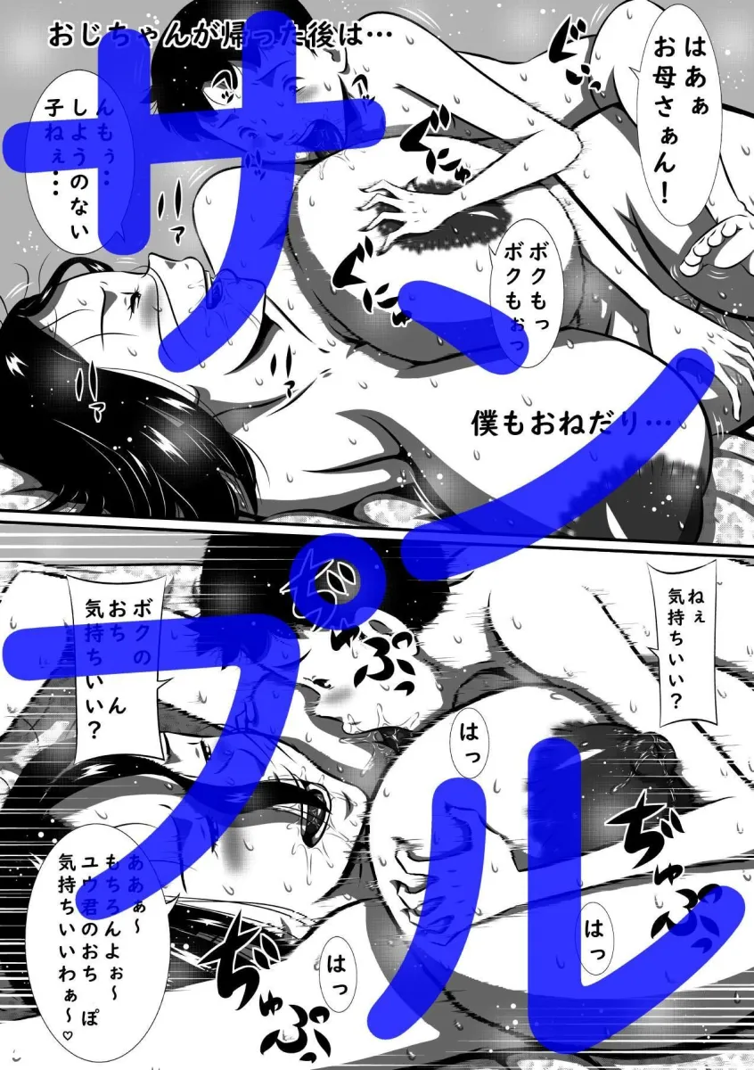 息子（ボク）の巨根（アソコ）がお母さんの陰部（アソコ）を貫く日！人妻、より子の淫らな毎日…