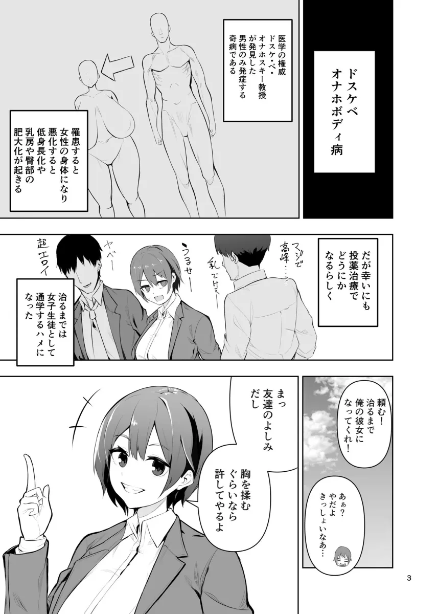 ドスケベオナホボディ病になった俺が友人の性奴隷になるお話