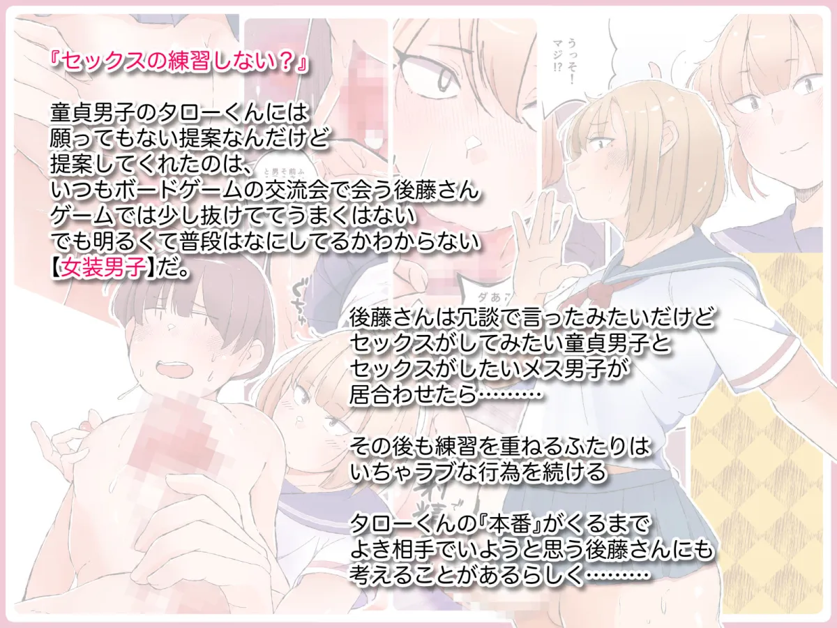 オタクに優しくない女装男子なんているわけない～メス男子と練習えっち～