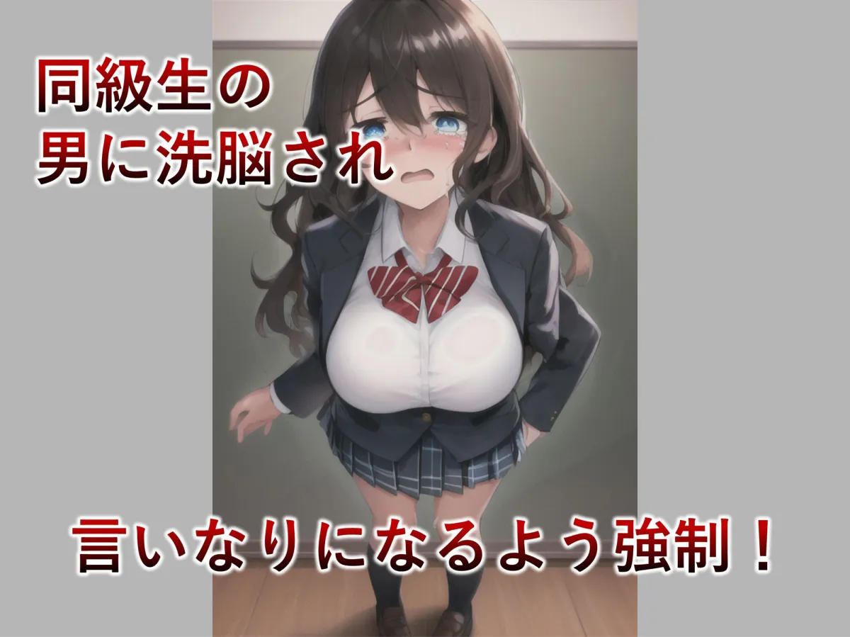 【妊婦・漫画】巨乳で明るい同級生は洗脳アプリで都合がいい性奴隷になるっ！【制服・洗脳】