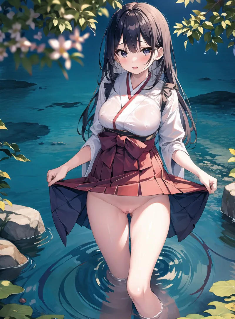 今でも穿いてない巫女さんがいると噂の地方神社に行ってきた！