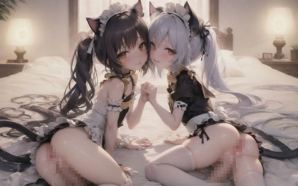 ［1000枚超］ロリ貧乳ねこみみメイドとえっち 本編追加済 fanza版