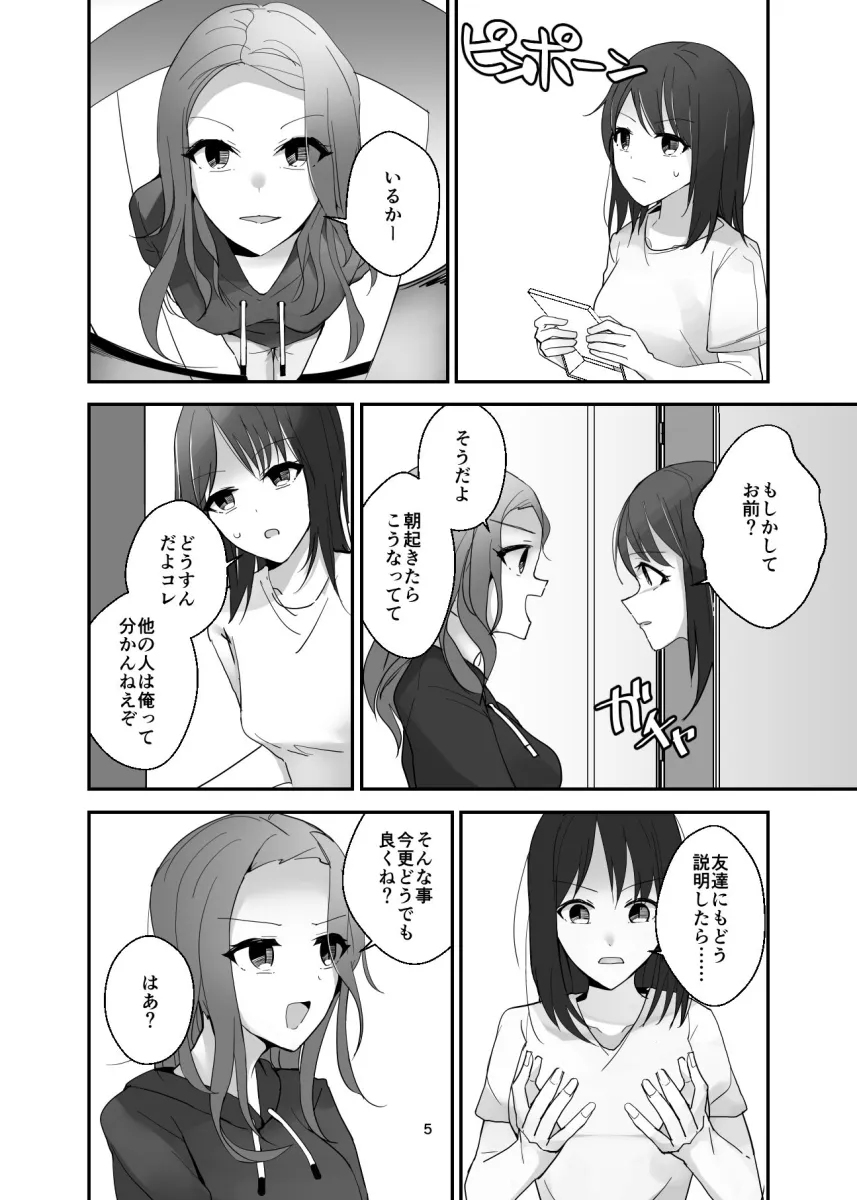 SNSにはご注意を！〜女体化顔アプリのワナ〜