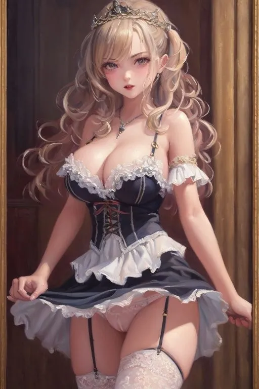 ビクトリアンおパンツ絵画