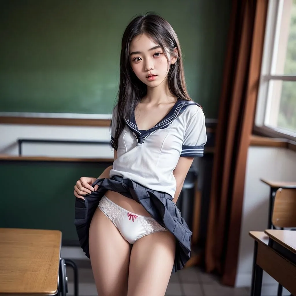 おパンツを見せてくれる女子校生