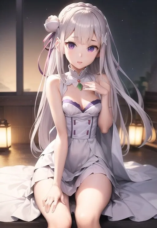 エミリアたんの純潔、いただきました？ 75ページ