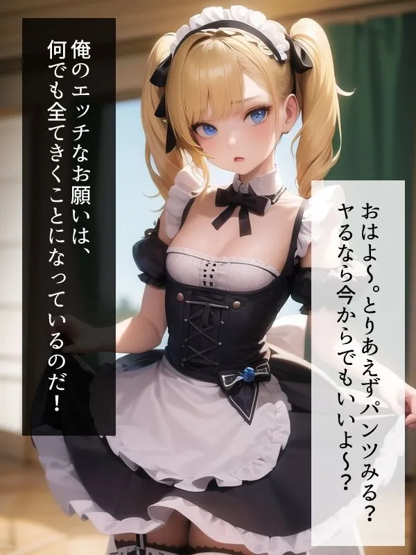 金髪ツインテメイドだけの楽園 〜ご主人様のいうことは絶対なのでいつでもおまんこし放題〜