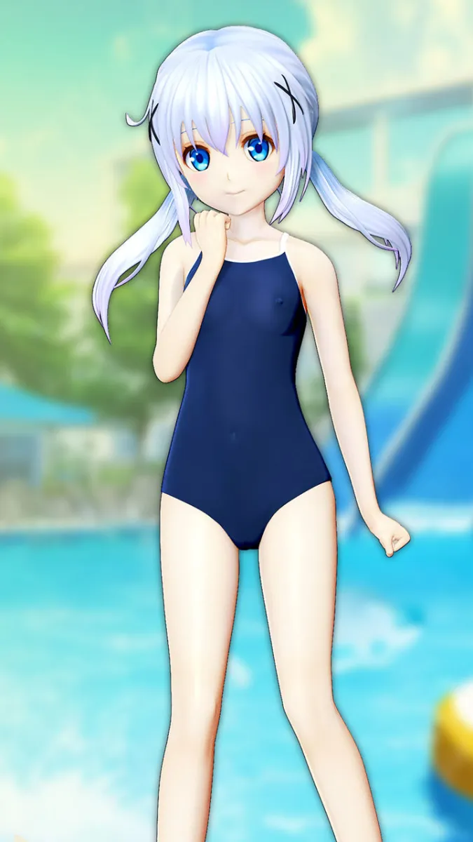 プールで見かけたスク水美少女 俺の妄想爆発 華奢な身体の乳首 オマンコ 弄り放題 連続絶頂 オモチャ・触手何でもあり 何度イっても逃がさない あぁーして、こぉーして超気持ちイイ件